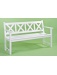 Banc en Cornis blanc alexander rose