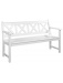 Banc en bois blanc alexander rose