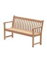 Banc Broadfield en acajou 1,5m