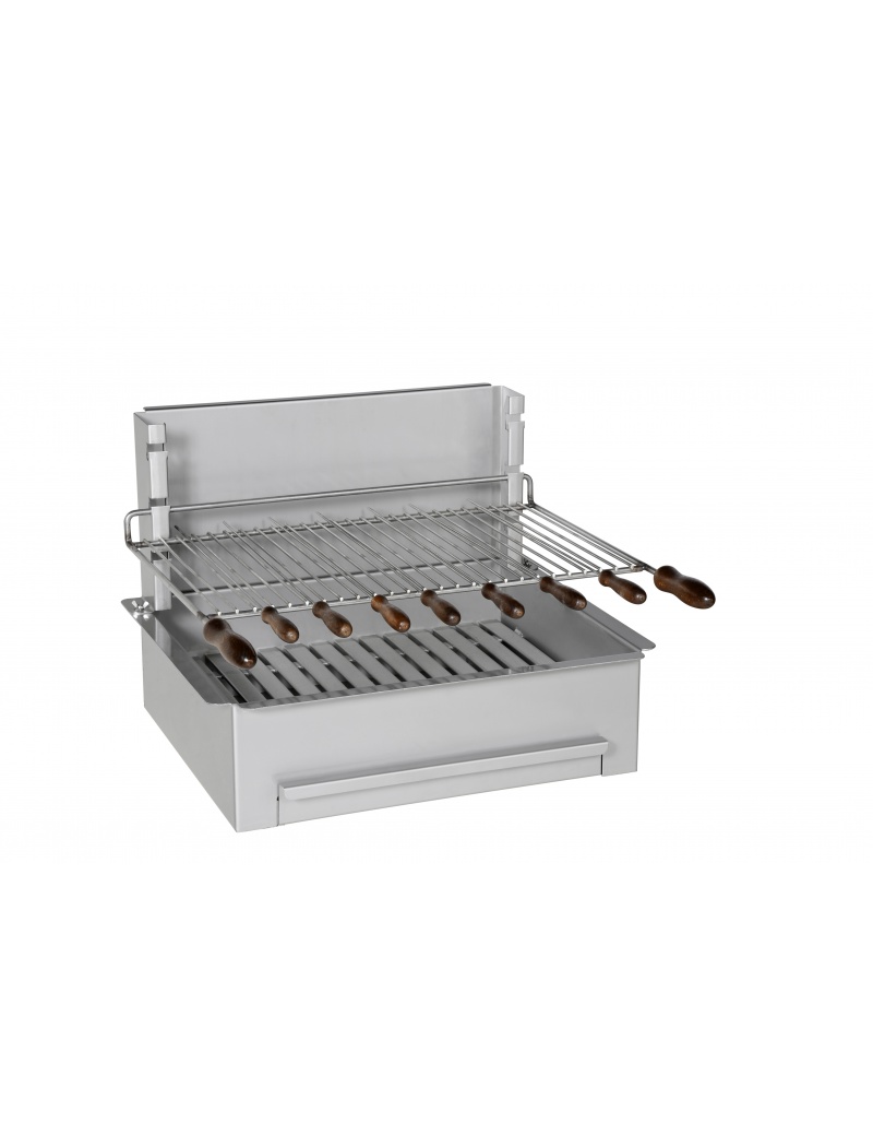 Planchas Collet Barbecue charbon de bois 500 inox standard