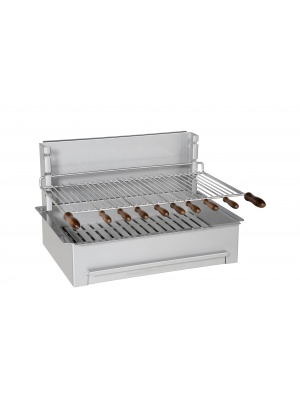 Barbecue charbon de bois 600 inox standard