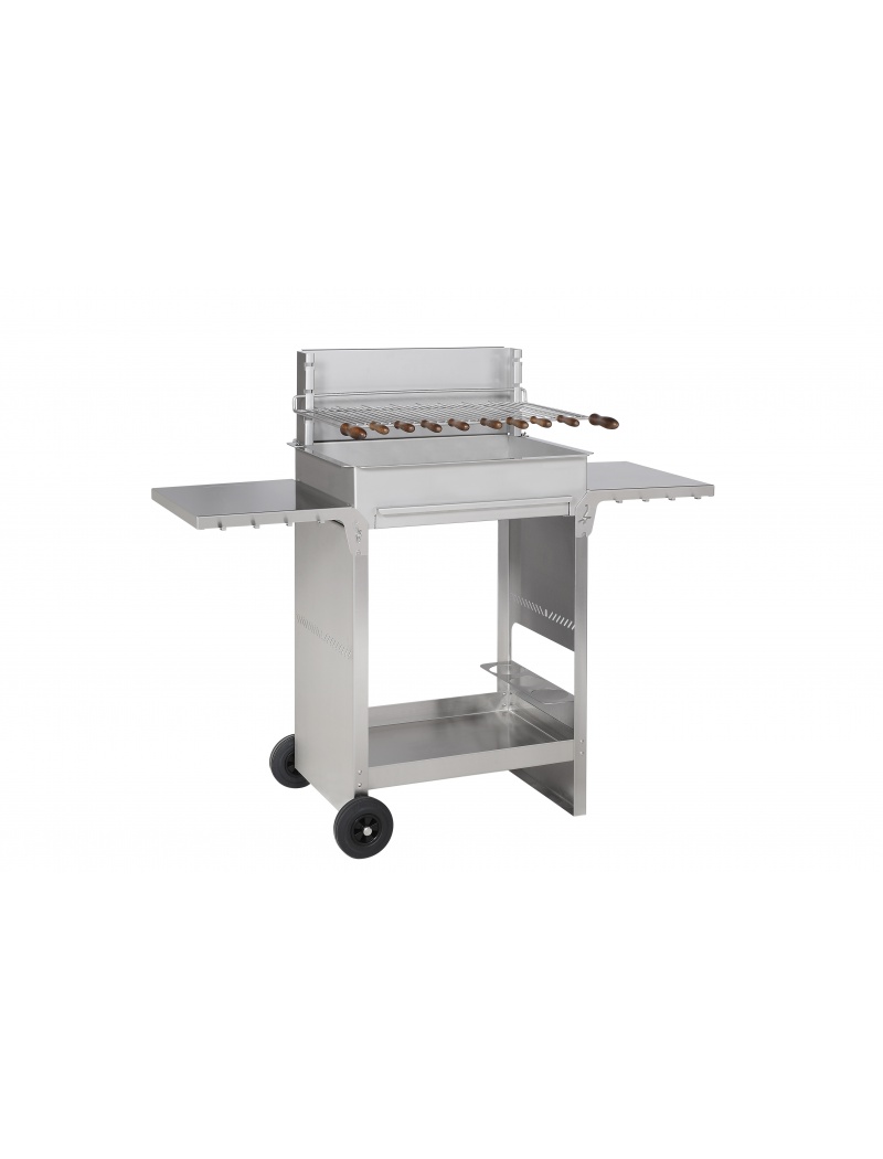 Planchas Collet Chariot 600 inox pour Barbecue