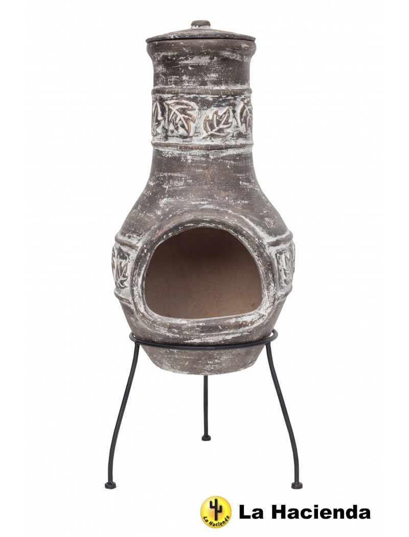 La Hacienda Cheminée de jardin mexicaine Feuilles