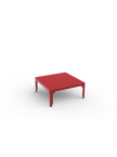 Table basse carrée Hégoa rouge