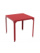table carrée Hégoa rouge