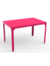 Table hégoa rectangle rose vif