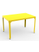 Table rectangle Hégoa jaune