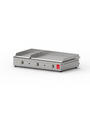 Plancha CHEF 80MIX inox lisse