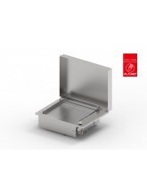 Plancha OASI 55 inox lisse rainurée encastrable