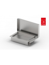 Plancha OASI 80 inox lisse rainurée encastrable