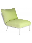 Module milieu Blanc Beach Vert citron