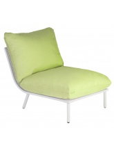 Module milieu Blanc Beach Vert citron