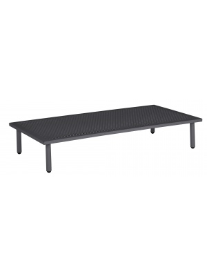 Table basse rectangulaire Beach Grise