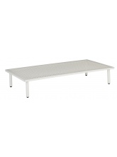 Table basse rectangulaire Beach Blanc