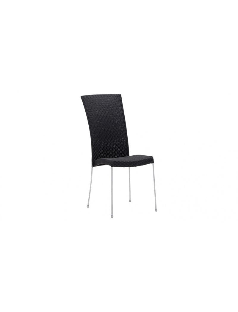 Sika Design Chaise résine tressée Saturn noir