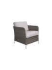 Fauteuil Orion taupe avec coussin