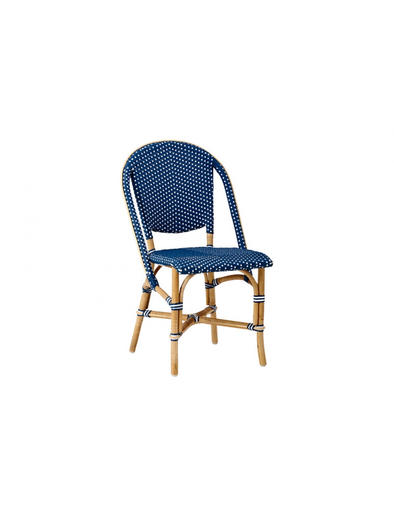 Sika Design Chaise Sofie empilable Bleu Navy