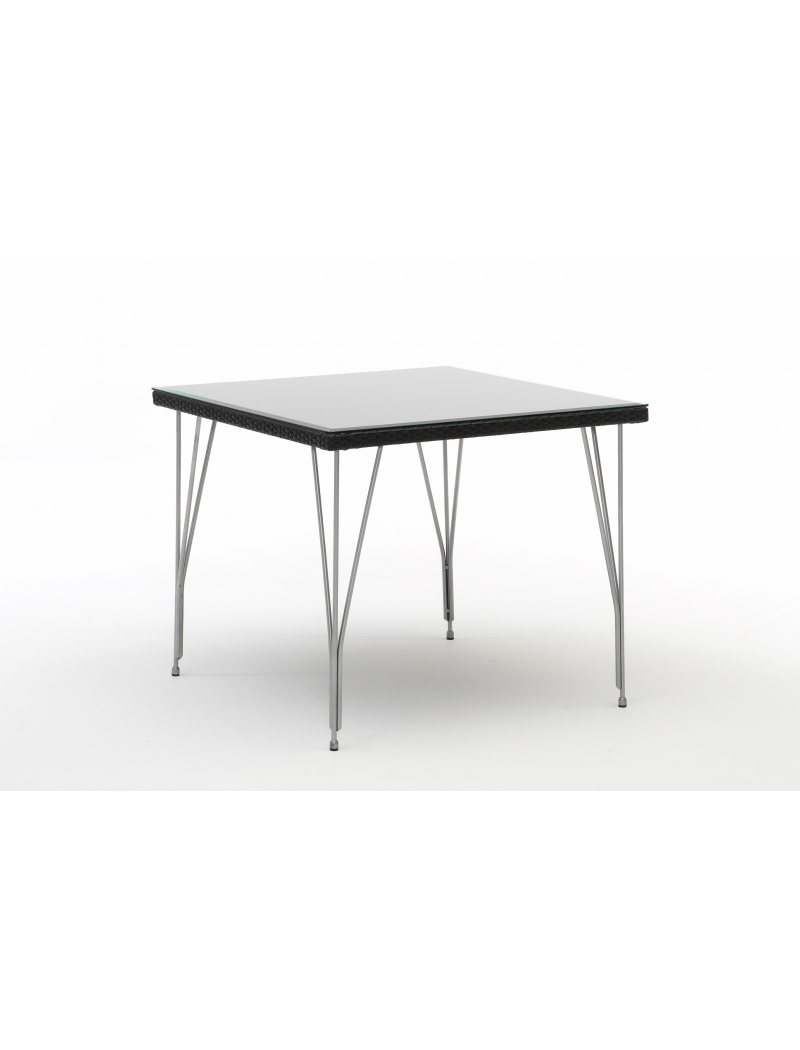 Sika Design Table carrée Jupiter noir