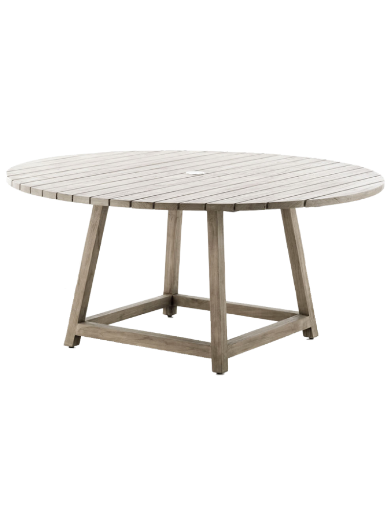 Sika Design Table ronde George en rotin