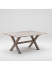 Table en tek Colonial 160 cm