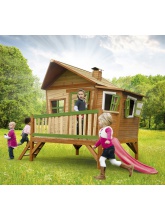 Cabane enfant EMMA en cèdre vernis naturel