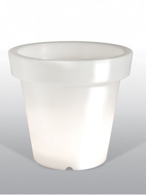 Pot lumineux Blanc Hauteur 90 cm