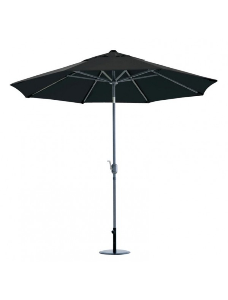 Parasol rond aluminium Ø2,7m noir