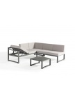 Salon de jardin Relax en aluminium