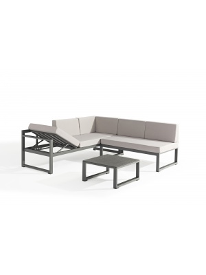 Salon de jardin Relax en aluminium