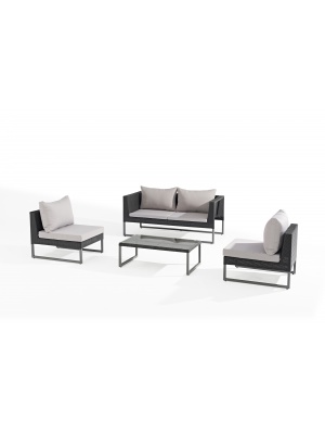 Salon de jardin Clever en aluminium