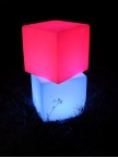 Cube lumineux étanche à LED 20cm (vendus par 4)