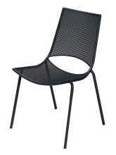 Lot de 4 chaises de jardin Ala noires