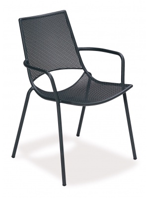 Lot de 4 fauteuils de jardin Ala noirs