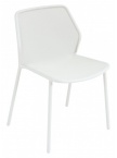 Lot de 4 chaises Darwin blanches