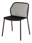 Lot de 4 chaises Darwin noires