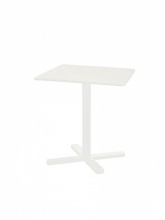 Table carrée pliante Darwin 70 blanche