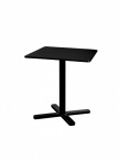 Table carrée pliante Darwin 70 noire