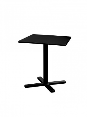 Table carrée pliante Darwin 70 noire