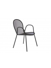 Lot de 4 fauteuils Ronda Noirs