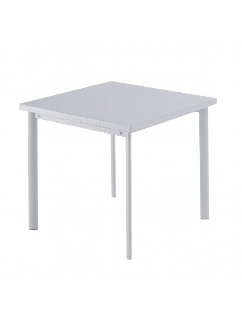 EMU Table carrée Star 70cm Grise aluminium