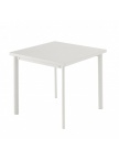 Table carrée Star 70cm Blanche