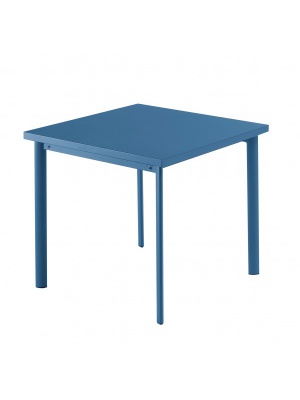 Table carrée Star 70cm Bleue