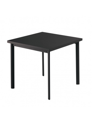 Table carrée Star 70cm Noire