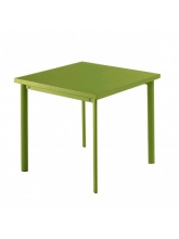 Table carrée Star 70cm Verte claire