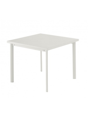 Table carrée Star 90cm Blanche