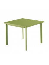 Table carrée Star 90cm Verte claire