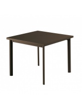 Table carrée Star 90cm Marron d'inde