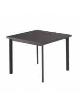 Table carrée Star 90cm Fer ancien