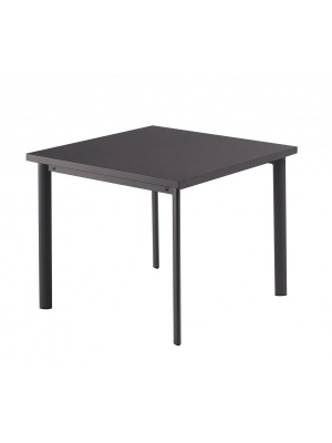 Table carrée Star 90cm Fer ancien