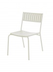 Lot de 4 chaises Bridge blanches